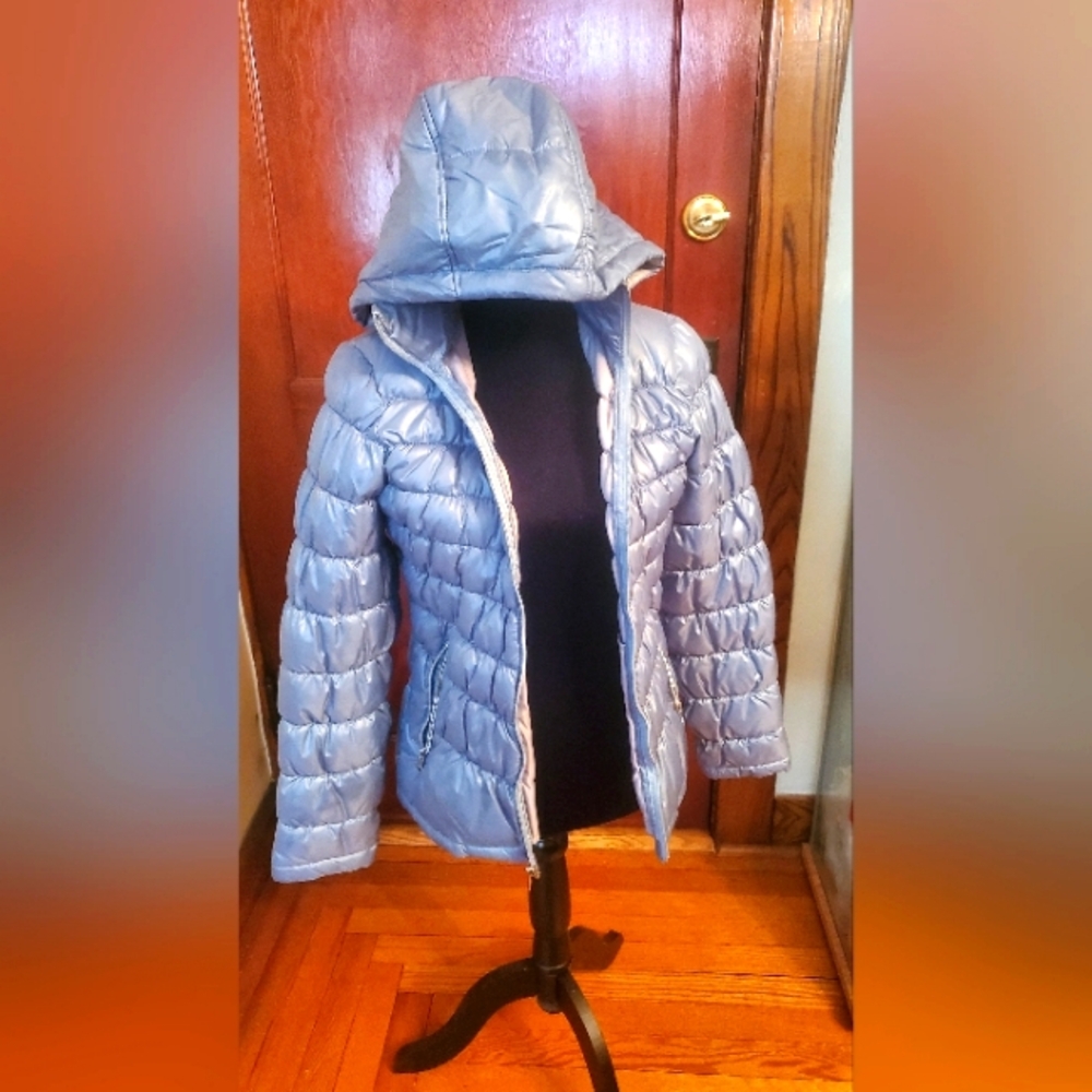 Women's Blue Puffer Jacket